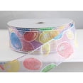 thumbnail image 1 of Egg Roll Glitter Wired Edge Ribbon, 1-1/2 Inch X 25 Yards, Multi, 1 of 1
