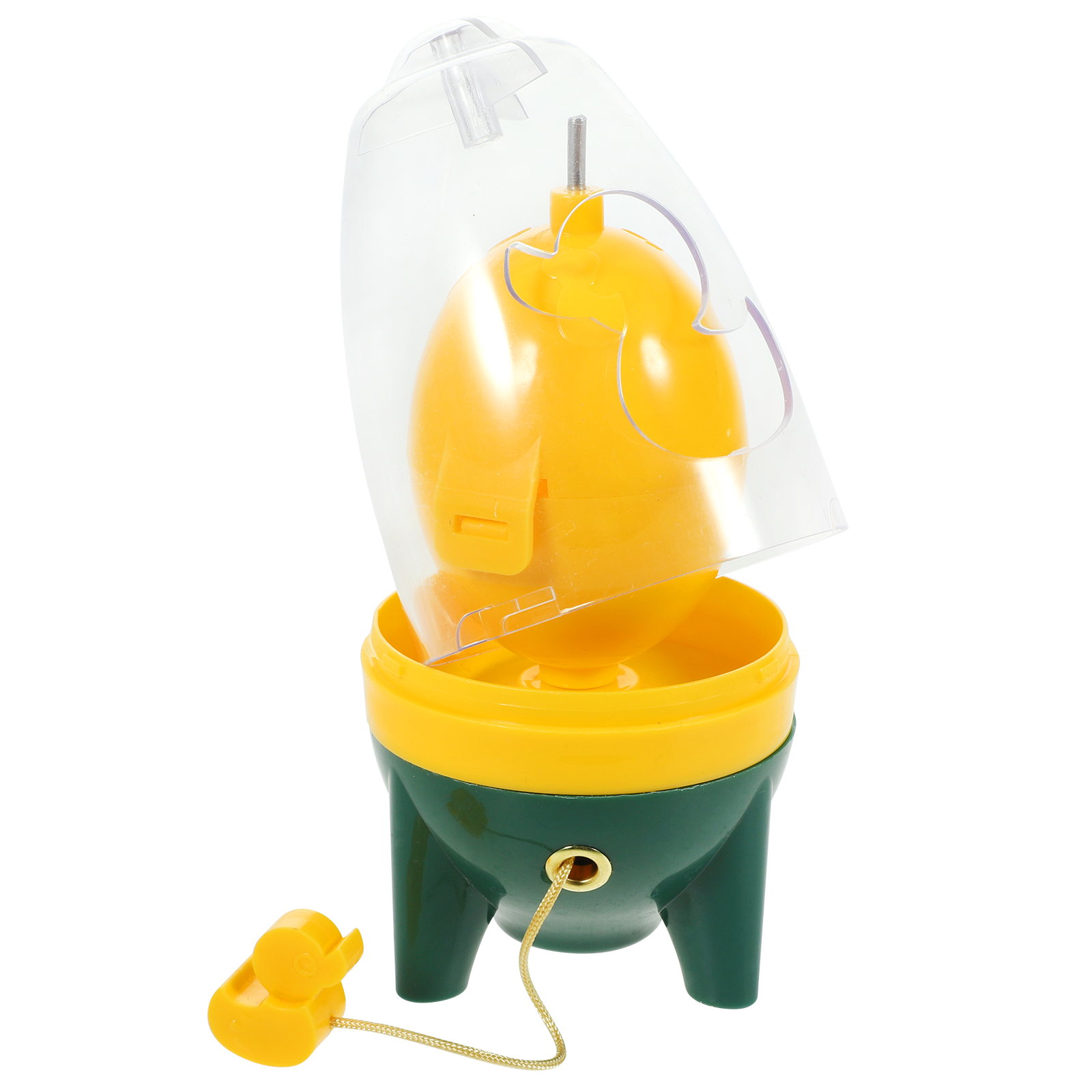 Egg Scrambler Shaker with Pulling Rope Whisk Blenders Seperator Chicken