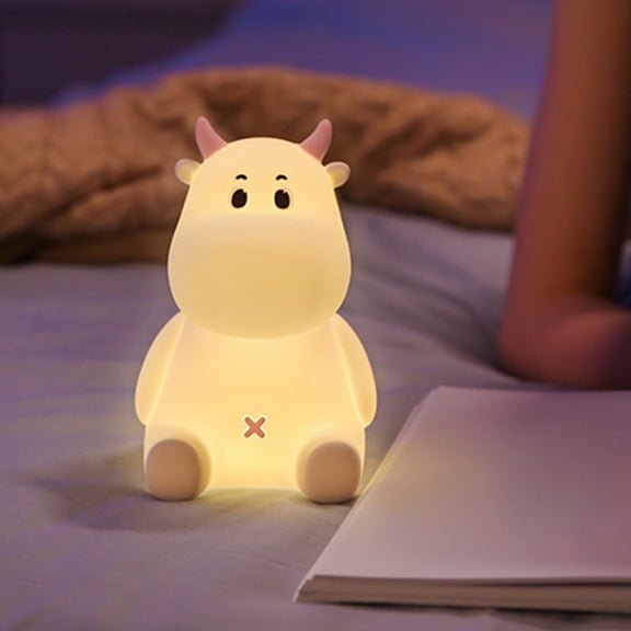 Egg Shape LED Night Light Ambient Sleep Lamp, Touch Control Dimmable Soft Glow Safe, for Bedroom Bedside Nursery Night Feeding Relax