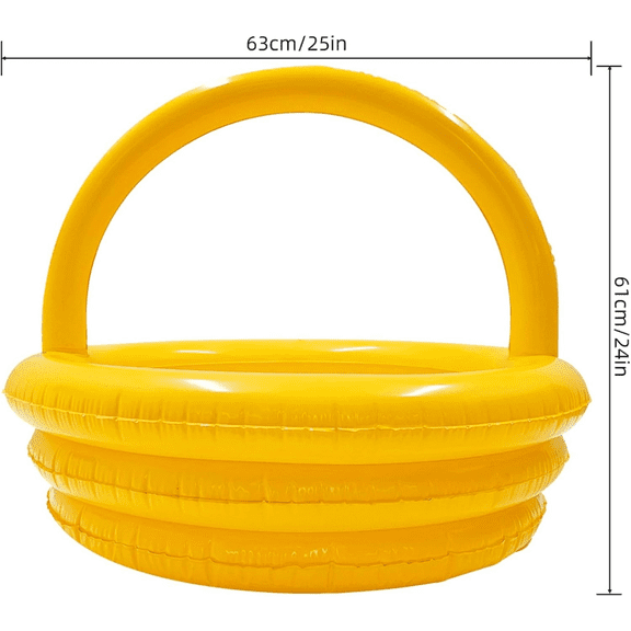 Egg Shaped Beverage Tub - Party Drink Cooler Bucket for Celebrations - Large Capacity Ice Bucket for Cans Bottles - Decorative Party Supply