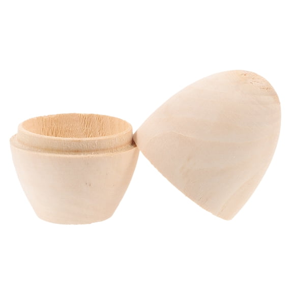 NIAIZEK Beige Wooden Candy Storage Box Decorative Container for Sweets and Snacks, 1 Pack