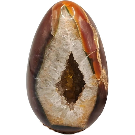 Egg-Shaped Crystal, 3.29 in Height, 2.04 in Width, 264g Weight