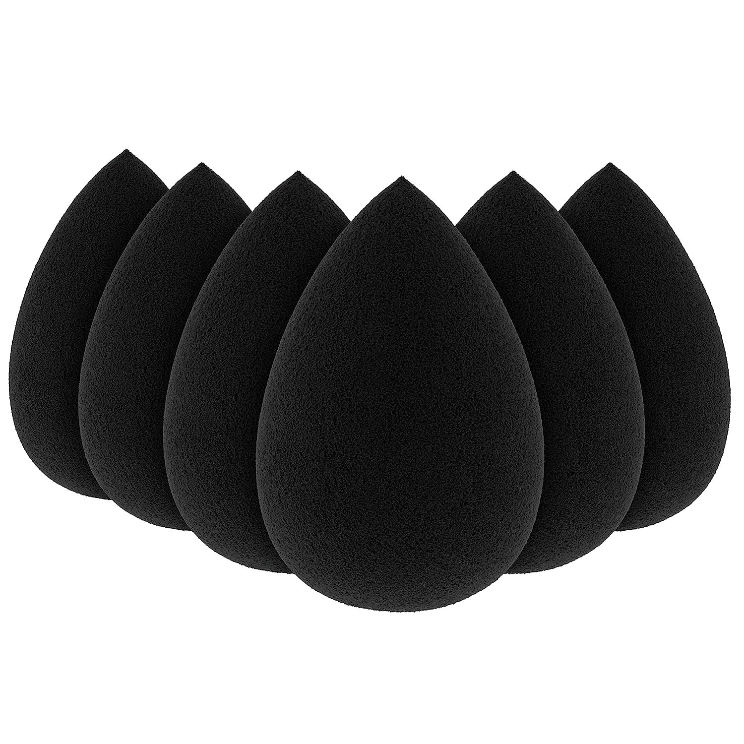Egg Shaped Latex Free Makeup Sponge Pack of 6 Sponges