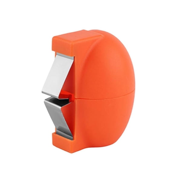 Egg Shell Opener 1 Pc 2025 New Egg Cracker Tool for Raw Eggs, Hard Boiled Eggs Egg Cracker Tool for Raw Eggs Handheld Egg Separator Egg Opener Cooking Camping Kitchen Gadgets, 2.55x2.83 Inch, Orange