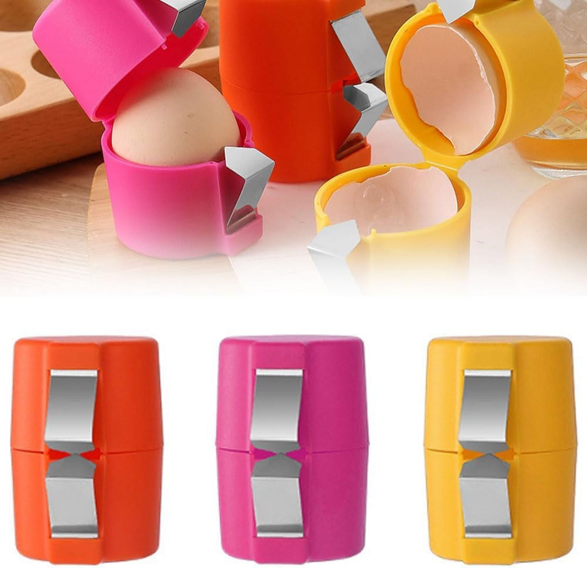 Egg Shell Opener, 2025 New Egg Cracker Tool for Raw Eggs, Handheld Eggs