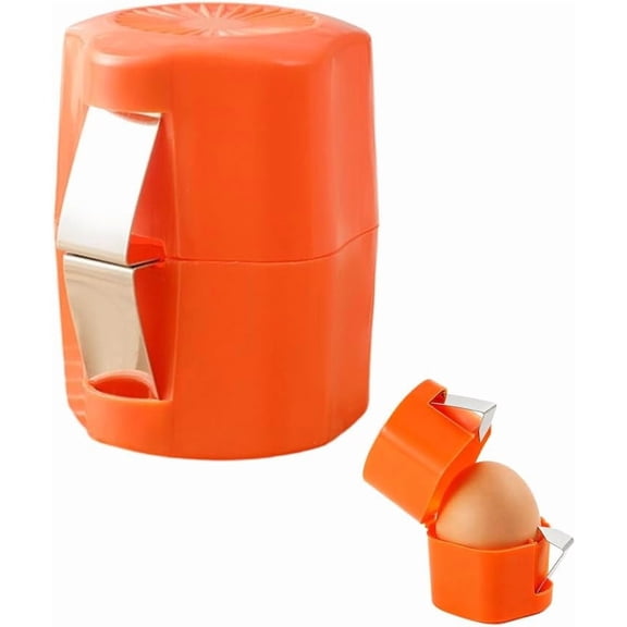 Egg Shell Opener, 2026 New Egg Shell Cutter, Handheld Egg Opener for Hard Boiled Eggs, Egg Cracker Tool for Raw Eggs, Stainless Steel Eggshell Breaker Egg Shell Cutter