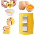 thumbnail image 1 of Egg Shell Opener, Egg Separator Egg Cracker Tool for Raw Eggs, Hard Boiled Egg Peeler Egg Cube Egg Separator, Quickly Cutting Off Cooked Eggs, Stainless Steel Egg Breaker Kitchen Gadgets, 1 of 6