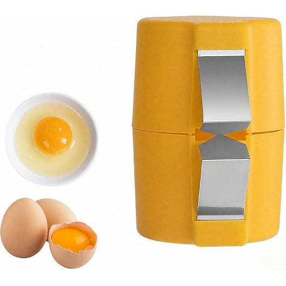 Egg Shell Opener, Hard Boiled Egg Peeler, 2025 Upgrade Boiled Egg Peeler, Stainless Steel Egg Slicer for Hard Boiled Eggs, Egg Peeling Tool, Egg Shell Cutter for Boiled Egg