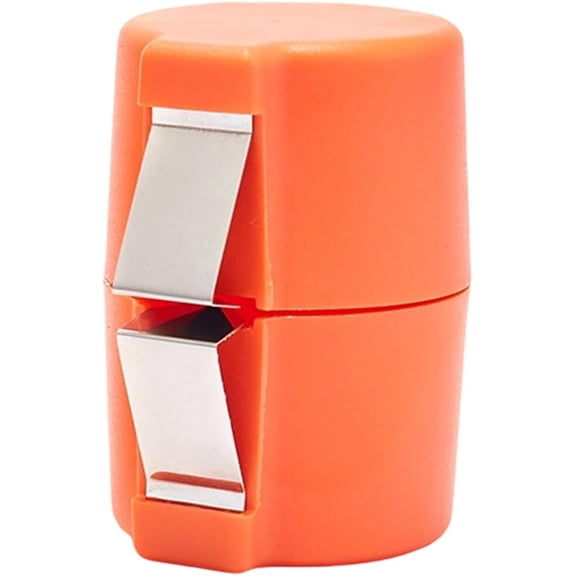 Egg Shell Opener, Hard Boiled Egg Peeler Tool, Multiuse Handheld Shell Opener Peeling Tool, Egg-Separator for Home Kitchen for Baking Enthusiasts and Family Cooking(Orange)