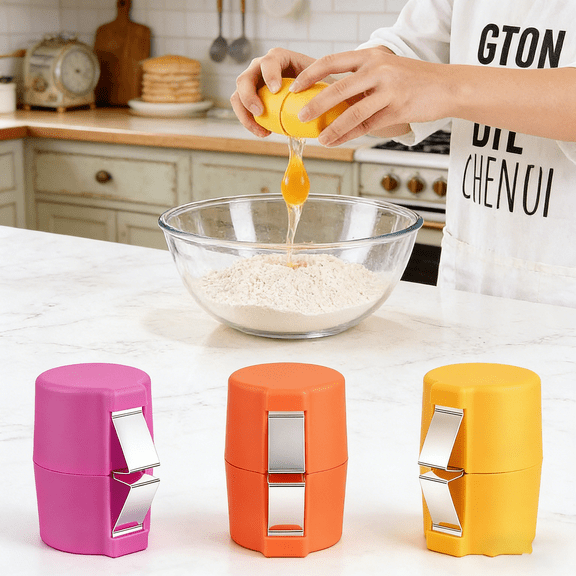 Egg Shell Opener, Stainless Steel Eggshell Cracker for Raw Eggs, Quick and Easy Egg Peeler Tool, Effortless Kitchen Gadget for Boiled or Raw Eggs, Essential Home Cooking Tool