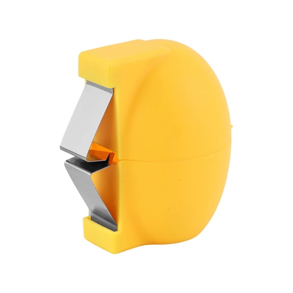 Egg Shell Opener Tool, Egg Breaker, Egg Opener, Stainless Steel, Plastic, Yellow Cracking Device, Pink Kitchen, 3 In, 1 Pc