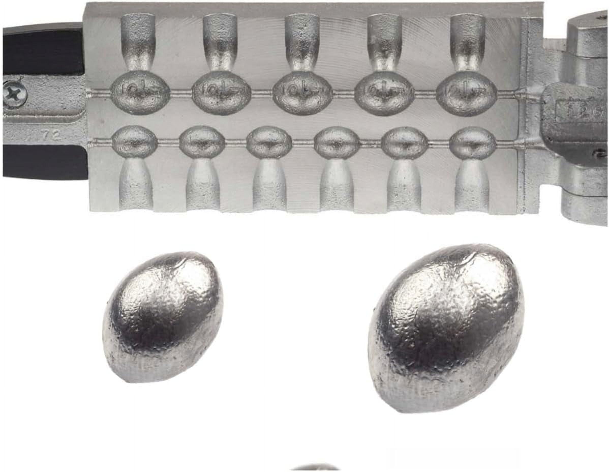 Egg Sinker Mold 1/4, 1/2 Oz (11 Cavity Total) One Pull Pin Included Do It  Mold 1172 EG-14- Casts 7 1/4 Oz And 7 1/8 Oz Egg Sinkers 