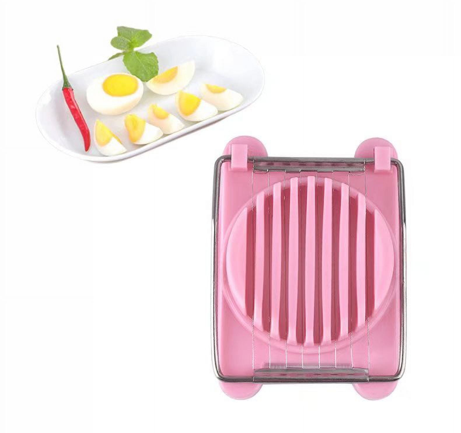  BORDSTRACT Egg Slicers, 2 In1 Multifunction Heavy Duty Boiled Egg  Slicer, Egg Slicer for Eggs Strawberry Avocado : Home & Kitchen