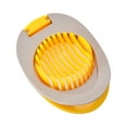 thumbnail image 1 of Egg Slicer for Hard Boiled Eggs, Egg Cutter Strawberry Slicer, Heavy Duty Stainless Steel Wire Egg Cutter for Hard Boiled Eggs, Soft Fruits, Butter, Mushroom (Yellow/1 Pcs) 3.23x4.72", 1 of 6