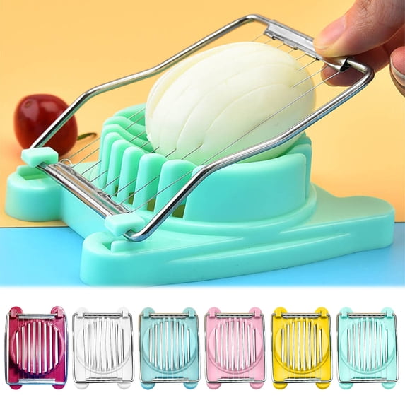 Egg Slicer,Stainless Steel Wire Egg Slicer Fruit Cutter for Home Use