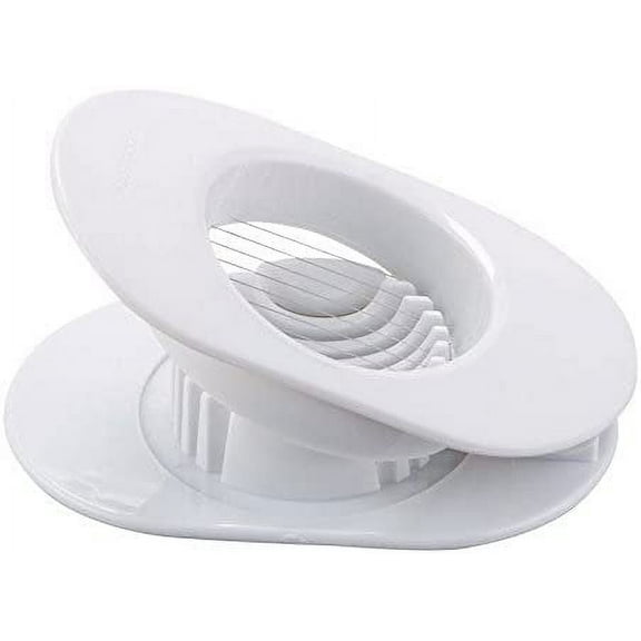Bradshaw Egg Slicer Slicer - Stainless Steel Blade - White