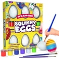 thumbnail image 1 of Squishy Egg Painting Kit, 6 Count, Slow Rising, Easter Basket Stuffers Arts & Crafts Activity for Kids, 1 of 8