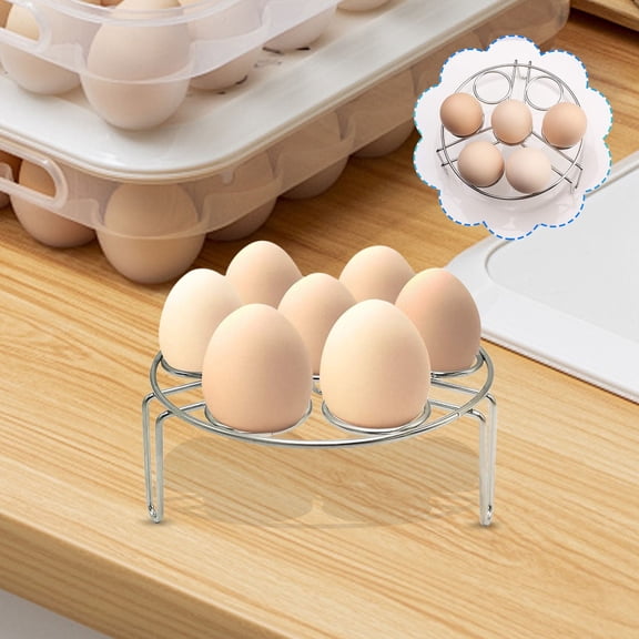 Egg Steamer Rack,Egg Rack Steamer Trivet Basket Stand for Instant Pot 3 Quart Accessories and Pressure Cooker Accessories,Stainless Steel - 1 Pack