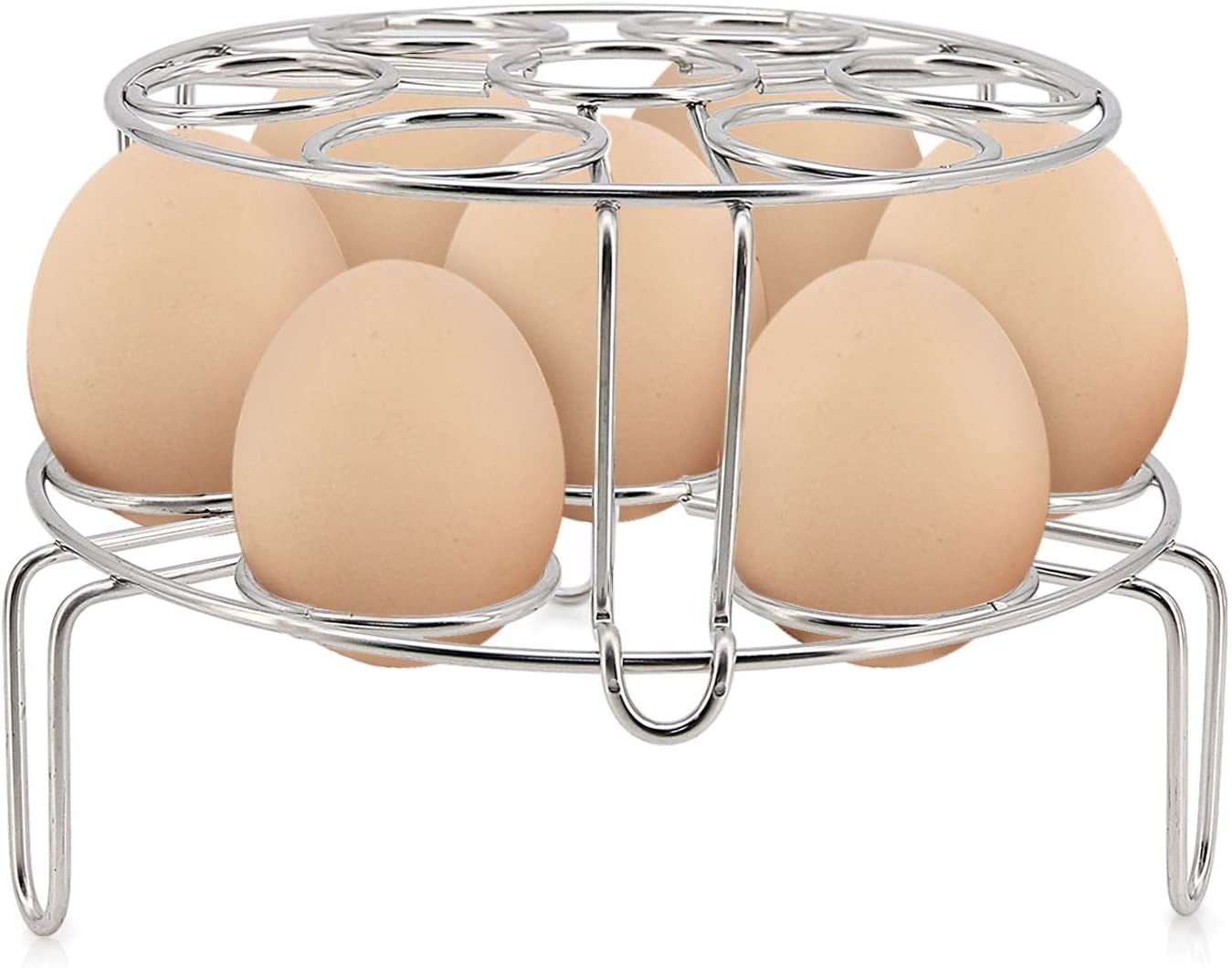 Bonison Pack Egg Steamer Rack Trivet, 304 Steel Instant Pot - Main Image