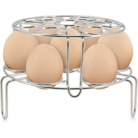 Egg Steamer Rack Trivet for Instant Pot Accessories 5 Qt, 6 Qt, 8 Qt Pressure Cooker 2 Pack Stackable 304 Stainless Steel Multipurpose Cooling Rack,Cooking