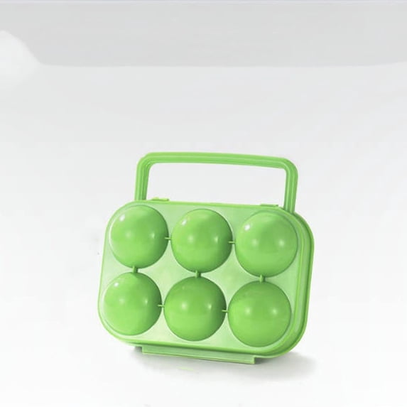 Egg Storage Box Drop Resistant, 12Compartments Shockproof Durable Portable Camping Kitchen Container Hiking Outdoor Kitchen Tools Egg Drop Resistant Box