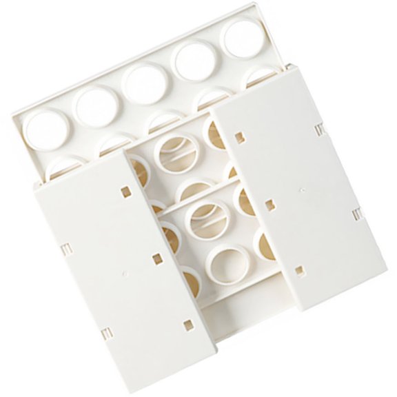 Egg Storage Box Egg Rack Practical Egg Container Egg Holder for Fridge Eggs White