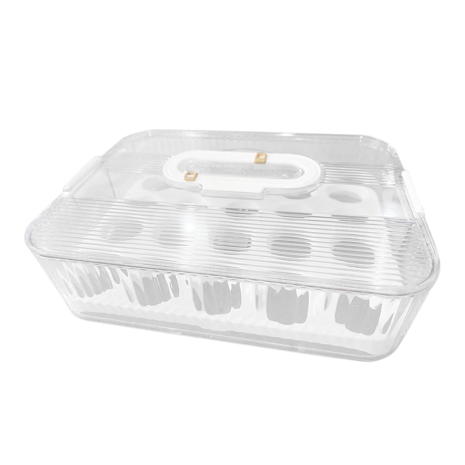 Egg Storage Container Egg Holder for Refrigerator Freshness Timer Eggs