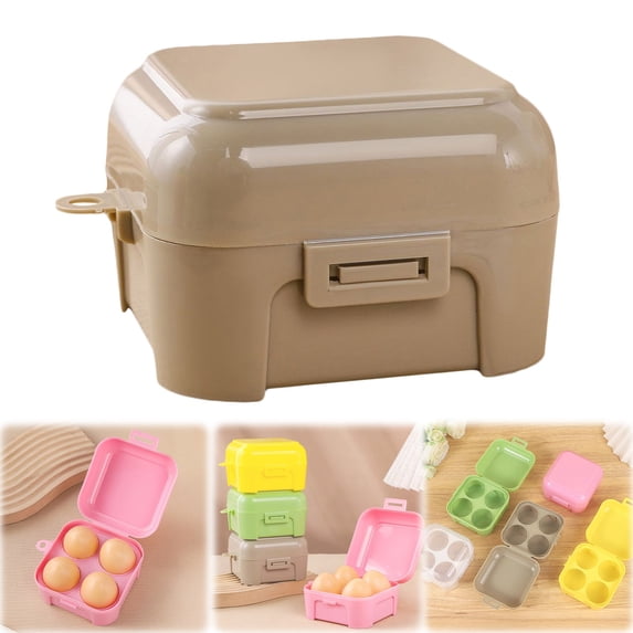 Egg Storage Container With Lid Deviled Egg Dispenser Holder Case For Refrigerator Picnic Travel Portable Egg Carriage Tray And Refrigerator Parts Accessories