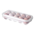 thumbnail image 1 of Egg Storage Container with Lid for Refrigerator, Clear Plastic Egg Tray Holds 10 Eggs, Stackable Odorless Organizer, 12.6"x7.1"x2.7", Easy Hand Wash(12.6"x7.1"x2.7",10 Grids), 1 of 2