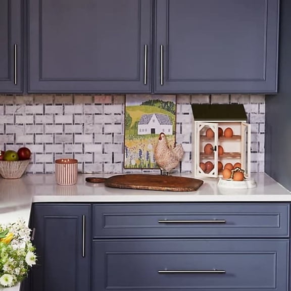 Egg Storage Rack for Refrigerator, 12-Countertop Egg Holder Organizer, Clear Plastic Kitchen Counter Space Saver, Modern & Sturdy Egg Tray for Freshness