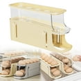 thumbnail image 1 of Egg Storage for Refrigerator, Stackable 17 Egg Holder for Fridge, Eggs Organizer with Quick Removable inner Tray, New Upgraded Auto Rolling Retractable Eggs Storage Rack, 1 of 9