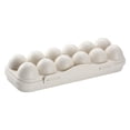 thumbnail image 1 of Egg Storage for Refrigerator,12 Grid Egg Holder for Fridge with Lid,Stackable Egg Storage with Safety Buckle(Khaki), 1 of 3