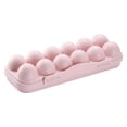 thumbnail image 1 of Egg Storage for Refrigerator,12 Grid Egg Holder for Fridge with Lid,Stackable Egg Storage with Safety Buckle(Pink), 1 of 4