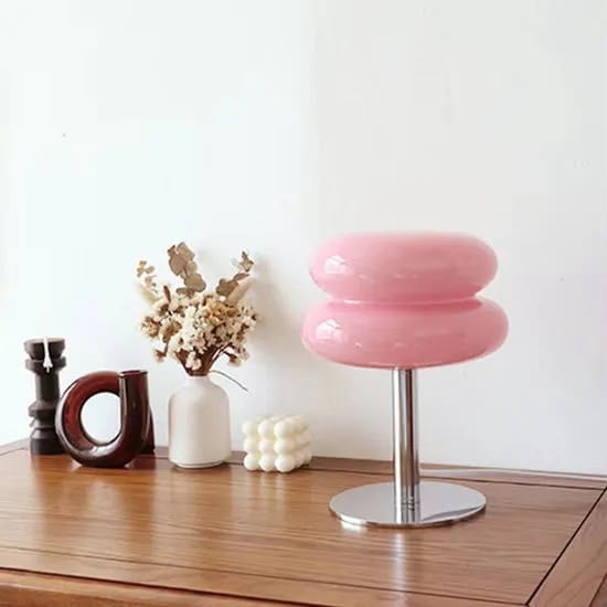 Egg Tart Mushroom Table Lamp Decorative Lamp for Bedside Desklight Dresser Pink | Lamps, Lighting & Ceiling Fans | Lamps