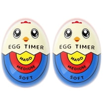 Egg Timer for Boiling Eggs Hard Boiled Changing Indicator that Changes Color when Done (Bule, 2Pack)