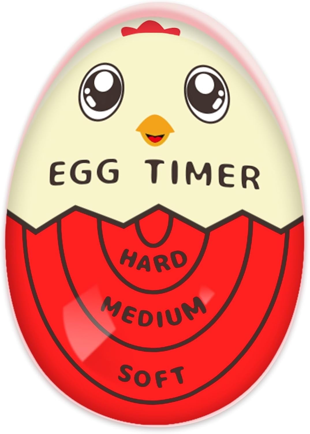 Egg Timer for Boiling Eggs Soft Hard Boiled Egg Timer - Red - Walmart.com