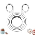 Egg Topper Cutter, Stainless Steel Boiled Egg Shell Topper Cutter ...