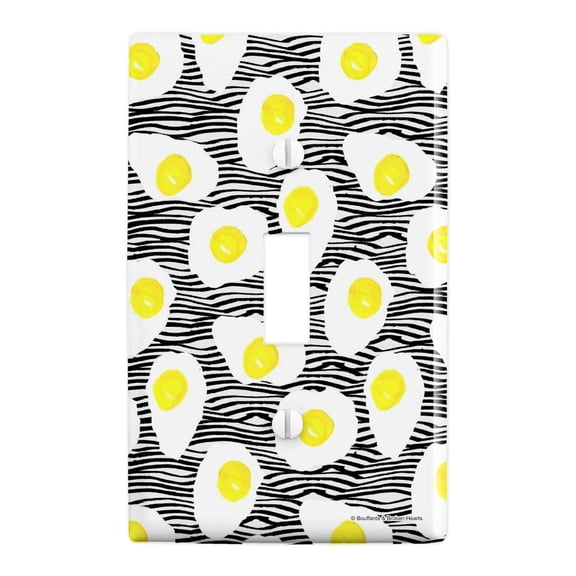 Egg Vibes Plastic Wall Decor Toggle Light Switch Plate Cover