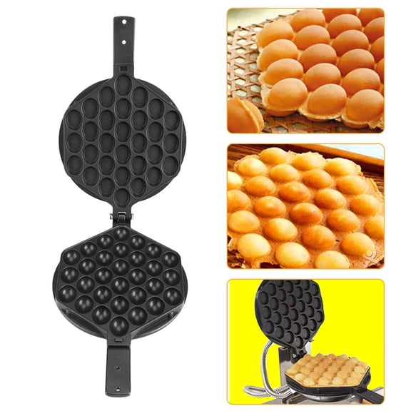 Egg Waffle Baking Mold,Kitchen Nonstick Egg Bubble Baking Mold Plate,Waffle Maker Pan Tool for Home Commercial Use, DIY Gifts for Egg shaped Cake Making