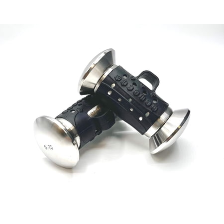 Egg Weights Adjustable Dumbbell 7.0 lbs Set Stainless Steel Hand Weights with Anti-Slip Silicone Rubber Finger Loop for Training, Boxing, and Workout for Men and Women -2 Dumbbells, 3.5 lbs Each Hand