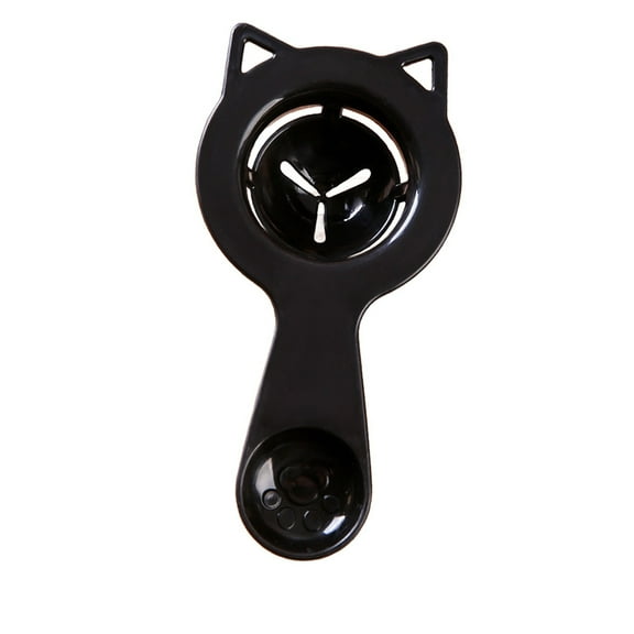 Egg White Yolk Filter Separator Kitchen Tool Baking Gadget Cat Design Strainer Multi-functional Cooking Utensil Food Grade Plastic Measuring Spoon Seasoning Scoop Household Essential