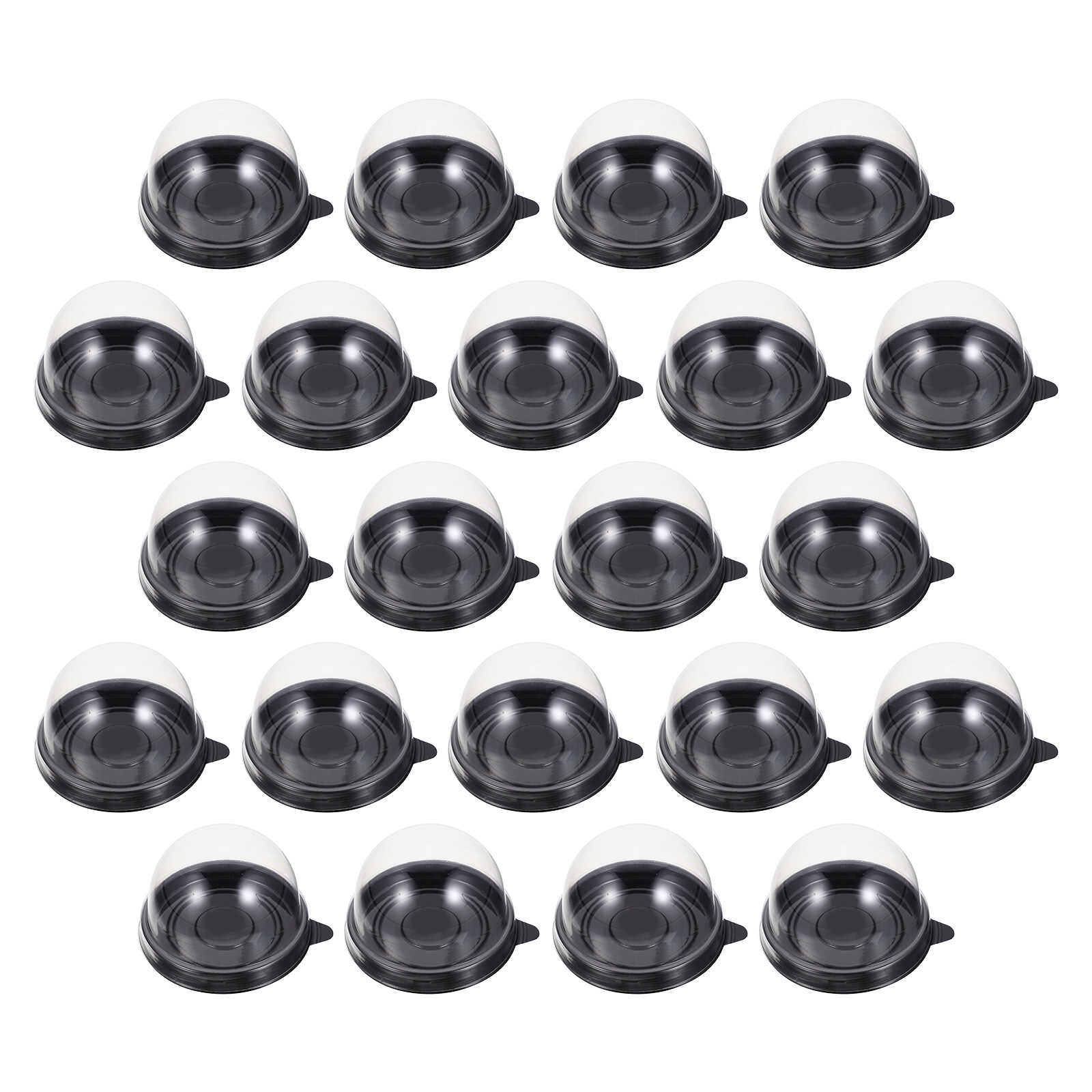 Egg Yolk Crisp Packaging Box Cupcake Boxes 24 Count Carrier Moon Cases Plastic Package for