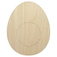 thumbnail image 1 of Egg and Yolk Wood Shape Unfinished Piece Cutout Craft DIY Projects - 4.70 Inch Size - 1/4 Inch Thick, 1 of 7