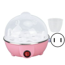 Egg cooker,egg cookware,up to 7 large boiled eggs,anti-drying,automatic power-off,egg heating plate,egg cookware PP,stainless steel material