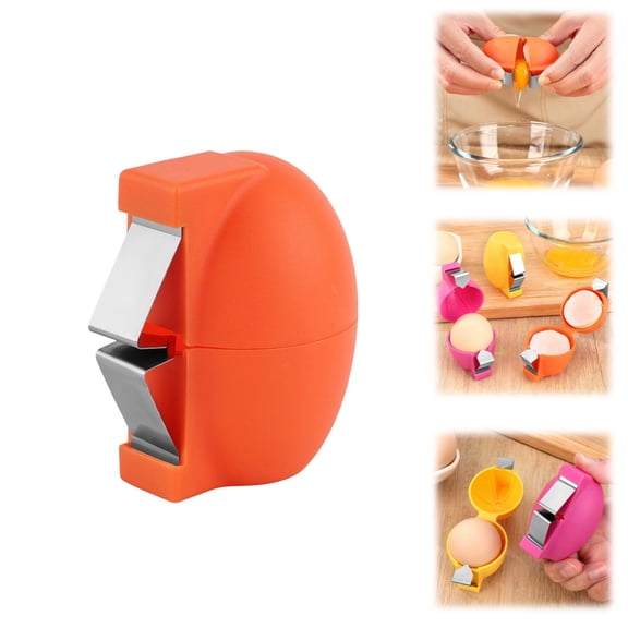 Egg shell-shaped egg shell opener, very convenient egg shell opener, no cleaning required, egg shell opening tool suitable for home kitchens, baking and breakfast preparation