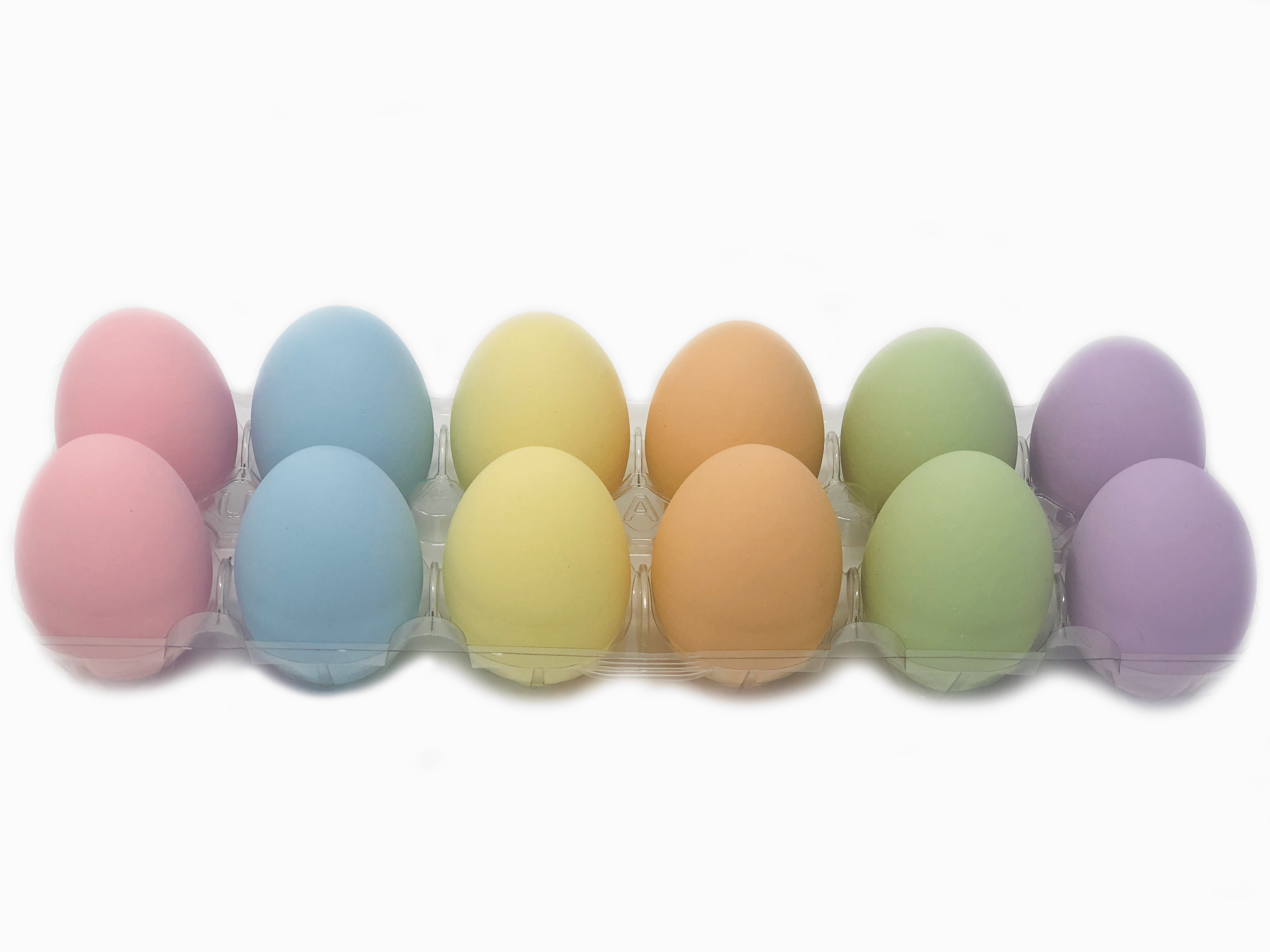 Eggcetera Ceramic Nest Eggs Easter Fake Nesting Chicken Eggs Decor (Pastel) - 12 Pack