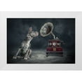 thumbnail image 1 of Egger, Marcel 18x13 White Modern Wood Framed Museum Art Print Titled - Musicdog, 1 of 4
