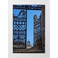 thumbnail image 1 of Eggers, Julie 13x18 White Modern Wood Framed Museum Art Print Titled - Italy-Tuscany-Montepulciano The wrought iron gate leading to the cemetery the Church of San Biaggio, 1 of 4