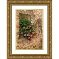 thumbnail image 1 of Eggers, Julie 17x24 Gold Ornate Wood Framed with Double Matting Museum Art Print Titled - Italy-Tuscany Pink ivy geraniums blooming in a window in Tuscany, 1 of 4