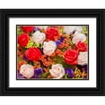 thumbnail image 1 of Eggers, Julie 18x15 Black Ornate Wood Framed with Double Matting Museum Art Print Titled - China-Hong Kong Flower market, 1 of 4